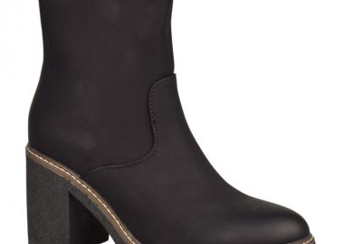 Γυναικεία Μποτάκια | Υφαντίδης | 340180 | Μαύρο - Υφαντίδης - 